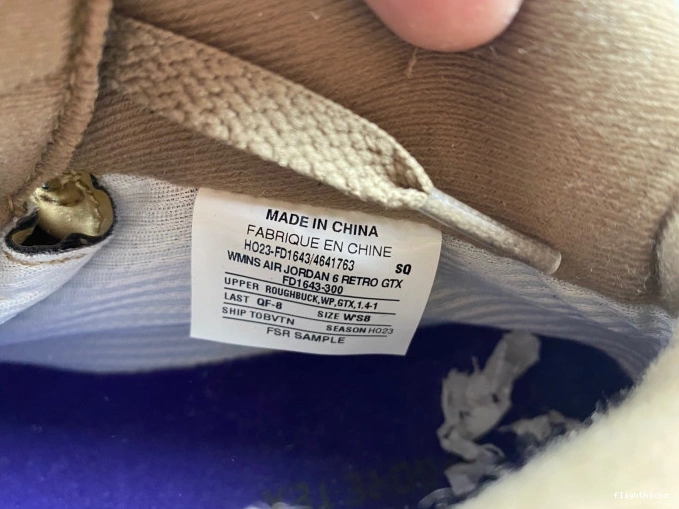 Kelp Brown Air Gore-Tex Jordan FD1643-300 6 WMNS 1216